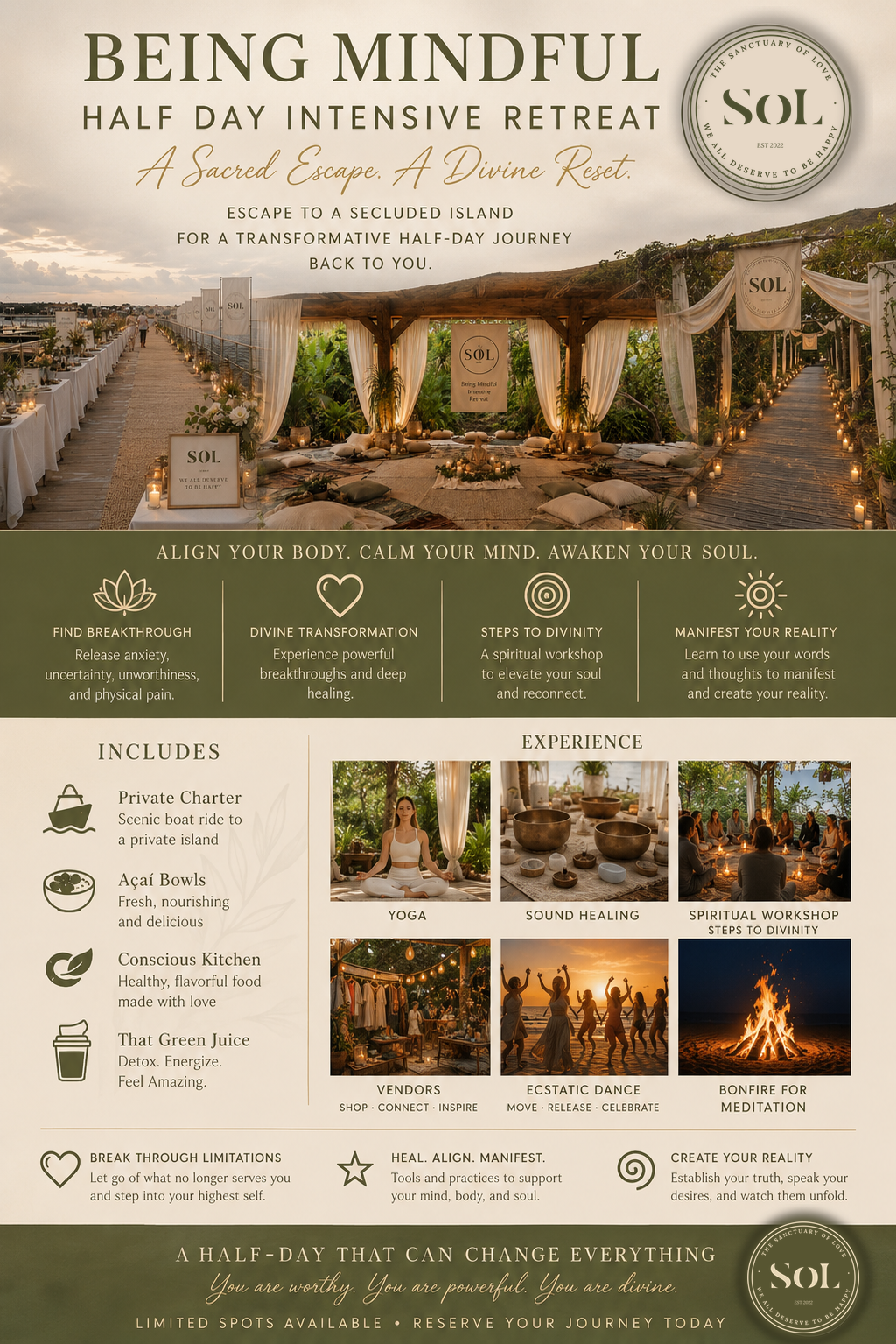 Being Mindful retreat experience overview